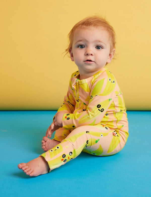 Halcyon Nights Party Peel Long Sleeve Romper
