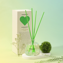 Pink Mint Blooming Solo Crystal Infused Reed Diffuser