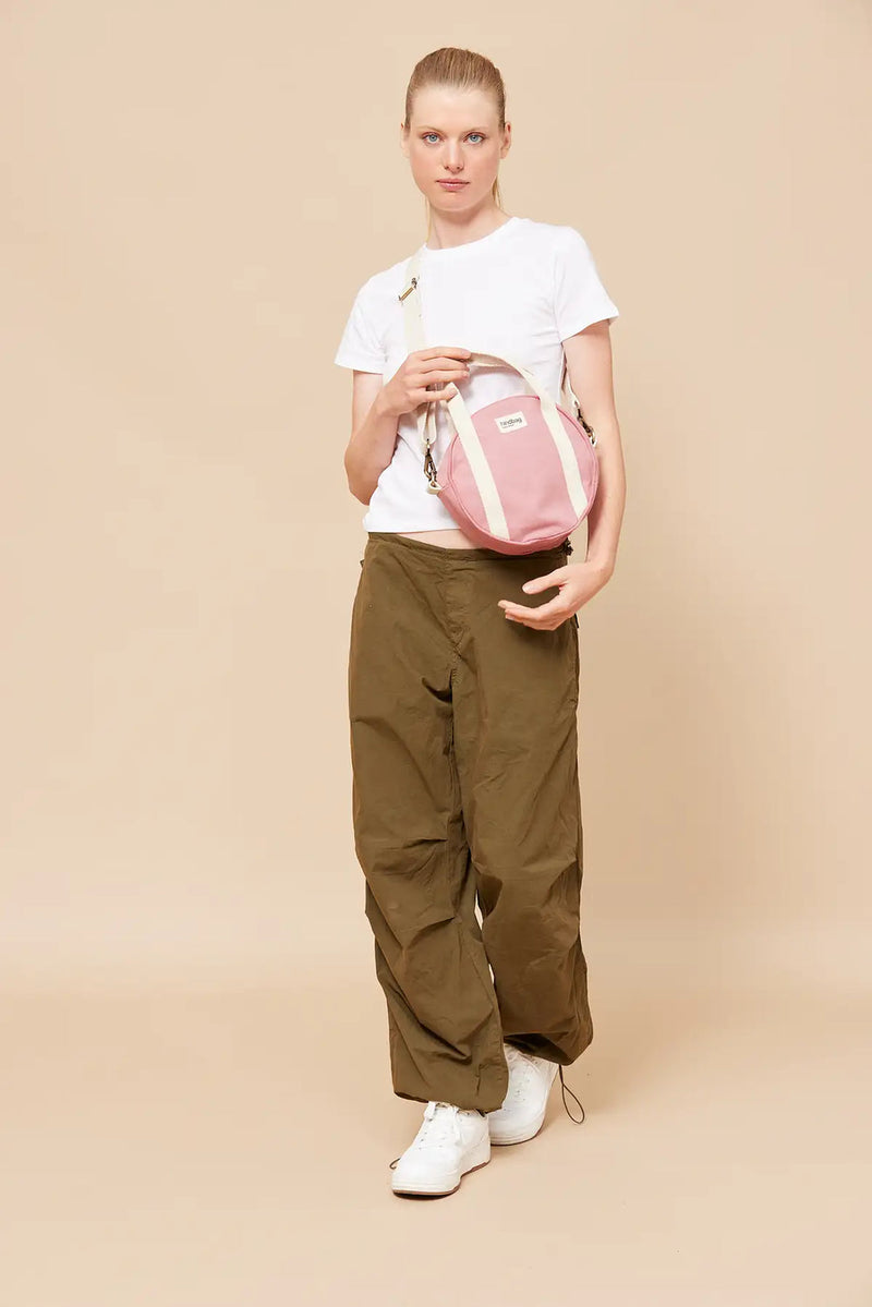 Hindbag 'Louis' Round Bag in Blush