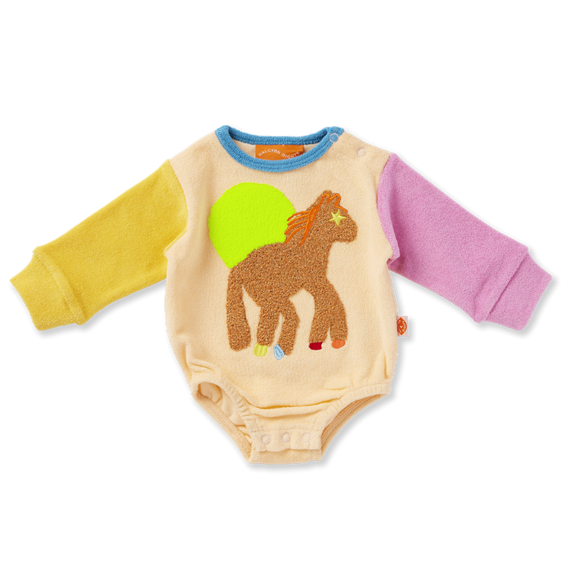 Halcyon Nights Giddy Up Terry Long Sleeve Bodysuit