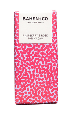Bahen & Co Raspberry & Rose 70% Cacao Chocolate