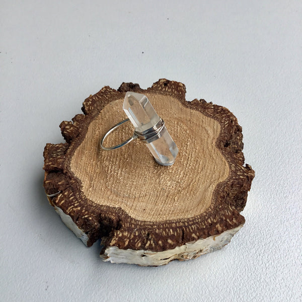 Buy Ernest and Joe Clear Stone Ring - at Quirk Collective Online