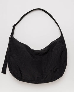 Baggu Large Nylon Crescent Bag in Black