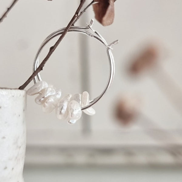 Paird Moon Tide Hoops