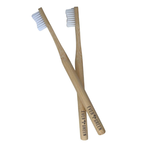 Evergreen Soft Bamboo Toothbrush in Natural