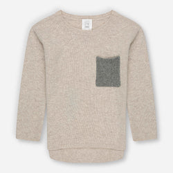 Atly Crew Ash Pocket Crew in Speckled Sand