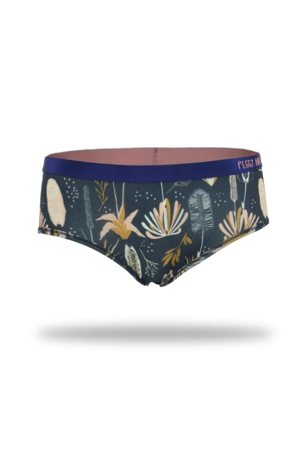 Peggy and Finn Women’s Bamboo Underwear ‘Coastal Flora’