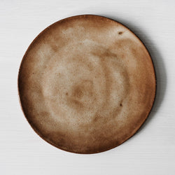 Woodfolk Round Platter in Red Ochre