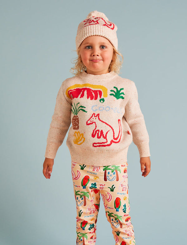 Halcyon Nights 'Creamy Coo-ee!' Cotton Knit Jumper