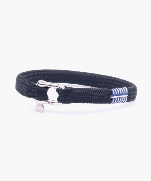 Pig & Hen 'Vicious Vik' Bracelet in Navy + Silver