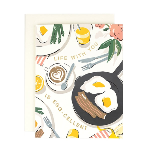 Amy Heitman 'Life With You Is Egg-Cellant' Card