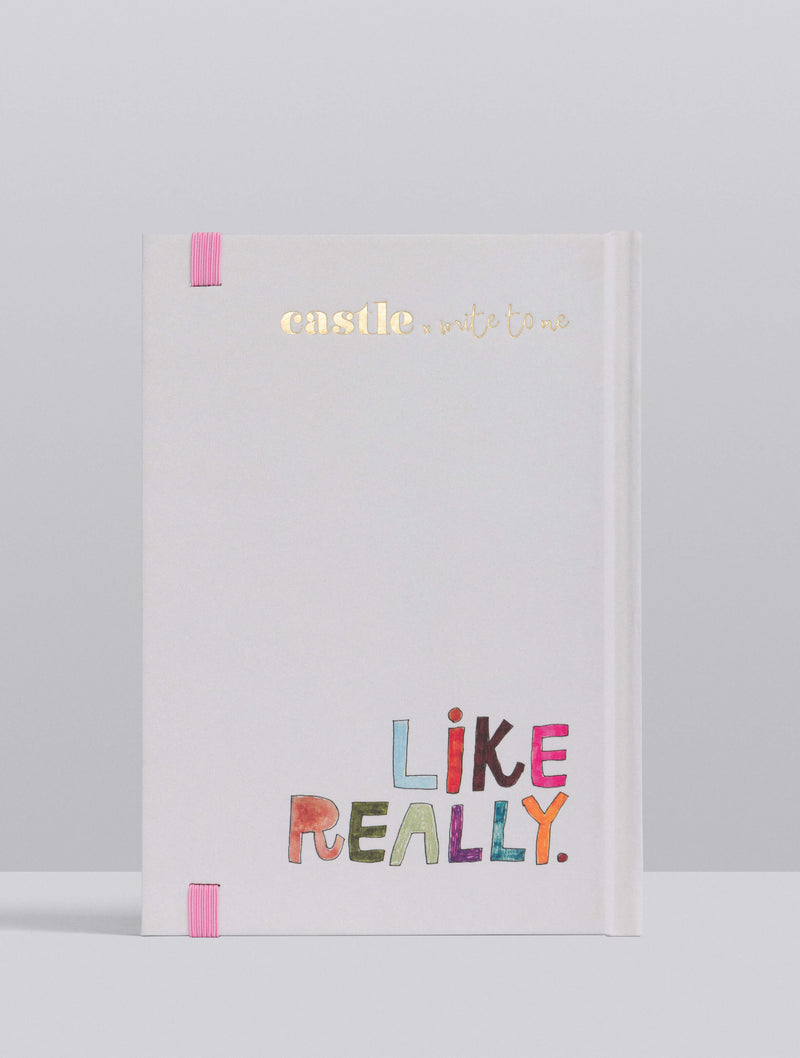 Write To Me X Rachel Castle 'Trying Really Hard Not To Stuff This Up' Lined Journal