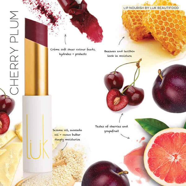 Luk Lipstick Nourish 'Cherry Plum'