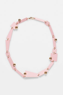 ELK Indir Necklace in Floss Pink
