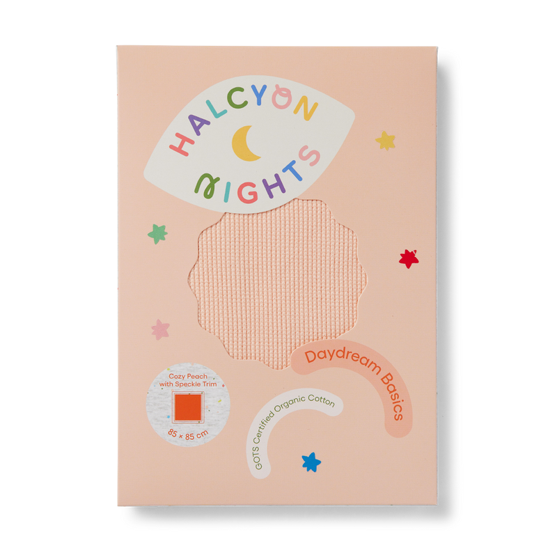 Halcyon Nights 'Cosy Peach' Organic Baby Wrap