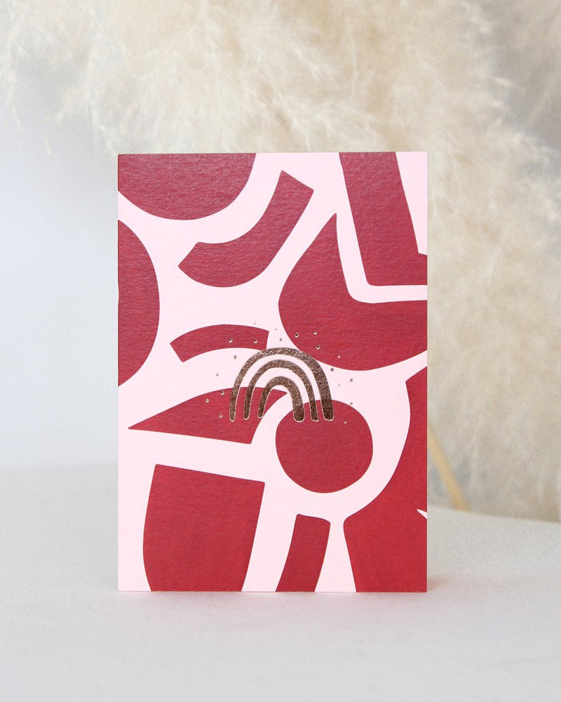 Loma Studio 'Matisse' Rainbow Red Card