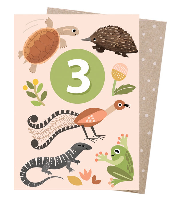 Earth Greetings '3rd - Menagerie' Card