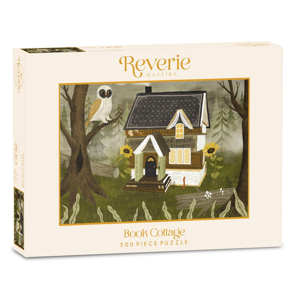 Reverie 'Book Cottage' 500 Piece Jigsaw Puzzle