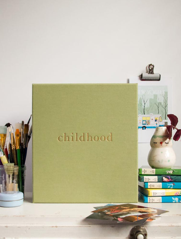 Write To Me 'Childhood' Journal in Sage