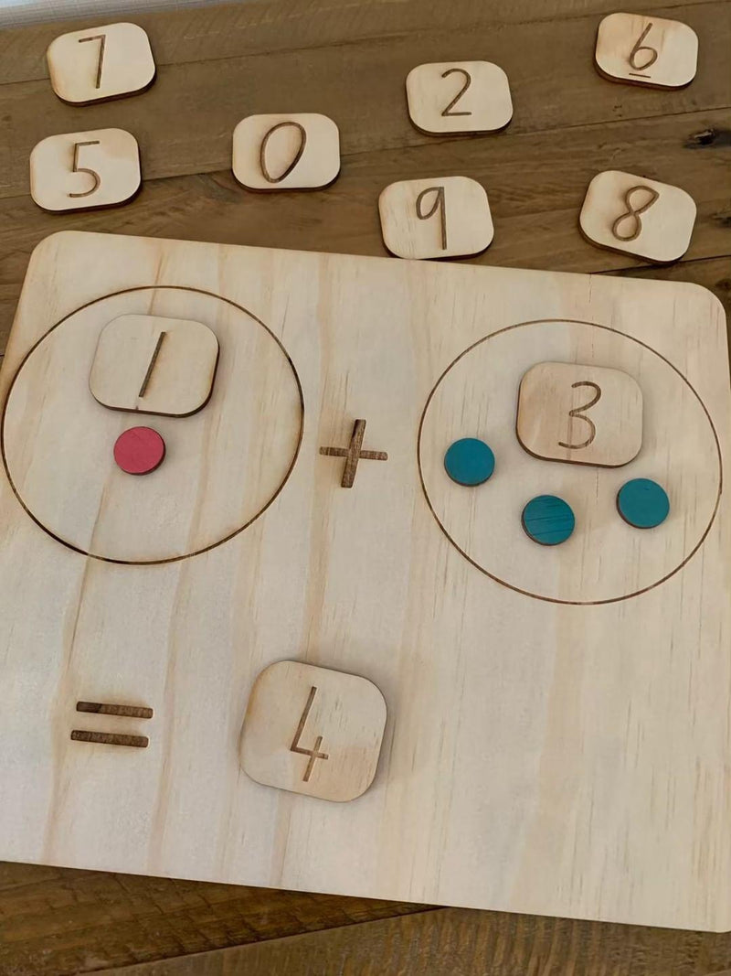 5 Little Bears Double Sided Maths Board