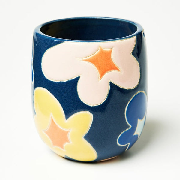 Jones and Co Sunday Pot in Navy Floral
