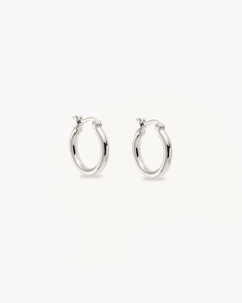 By Charlotte Sunrise Small Hoops in Sterling Silver