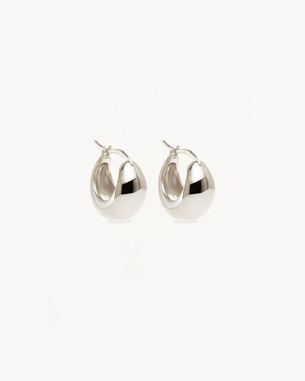 By Charlotte Sterling Silver Sunkissed Small Hoops