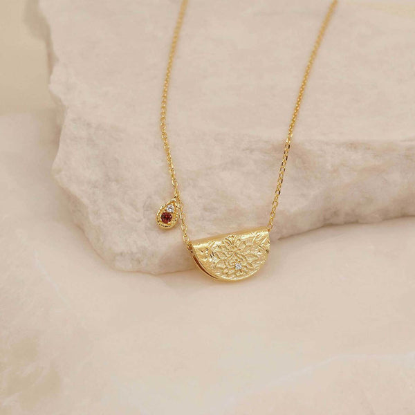 By Charlotte January Birthstone 'Love and Be Loved' Necklace