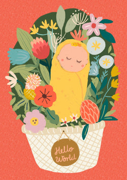 Suki McMaster 'Hello World' Card