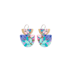 Moe Moe x Kelsie Rose Petals Layered Double Bell Drop Earrings