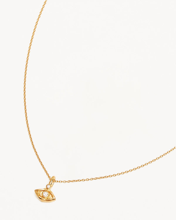 By Charlotte 18k Gold Vermeil I Am Protected Necklace