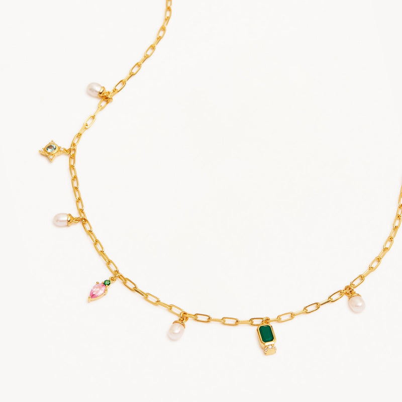 By Charlotte Connect to the Universe Choker in Gold Vermeil