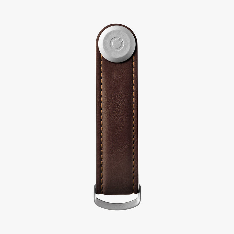 Orbitkey Leather Key Organiser in Espresso