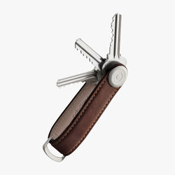 Orbitkey Leather Key Organiser in Espresso