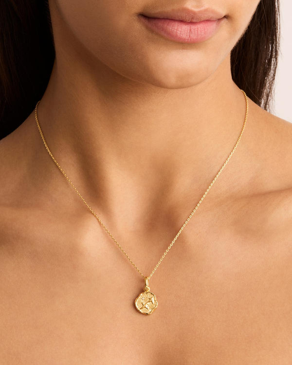 By Charlotte Cosmic Love Sagittarius Necklace in Gold Vermeil