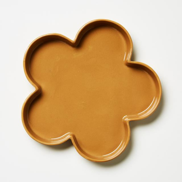 Jones and Co Flower Child Tray in Mustard