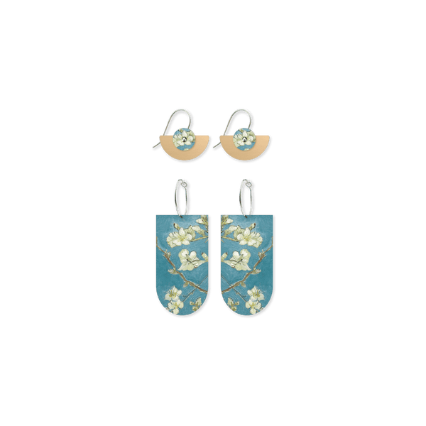 Moe Moe x Van Gogh Almond Blossoms Mixer Pack Earrings
